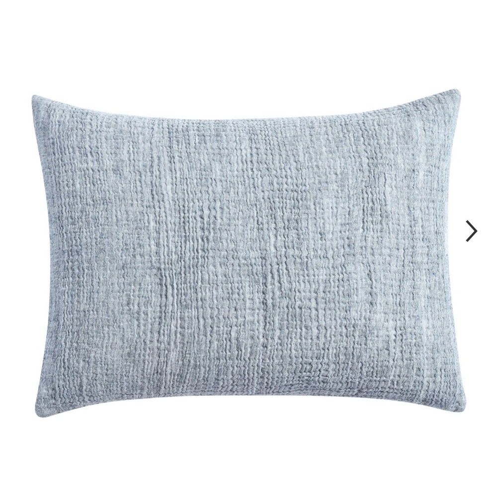 New pottery barn standard pillow sham sizes